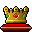 Crown on pillow icon